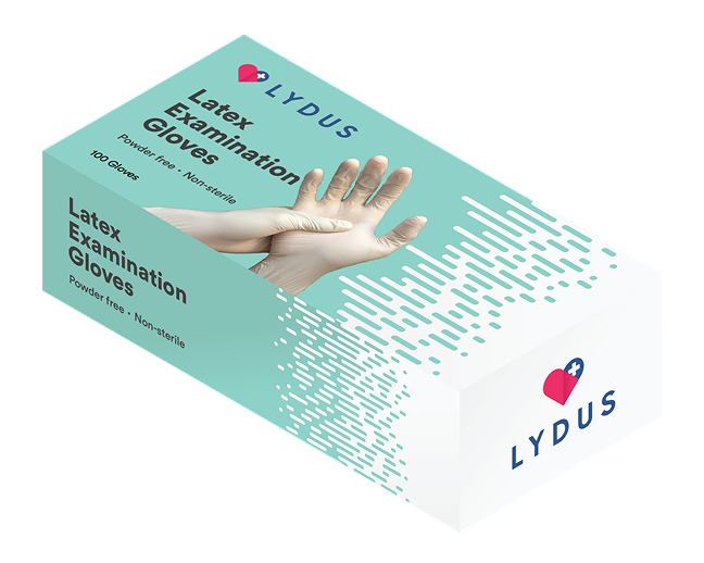 LYDUS Latex Standard glove box