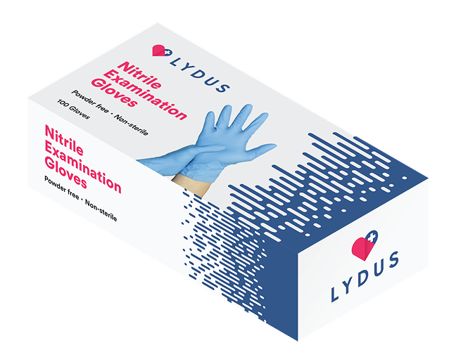 LYDUS Nitrile Standard glove box